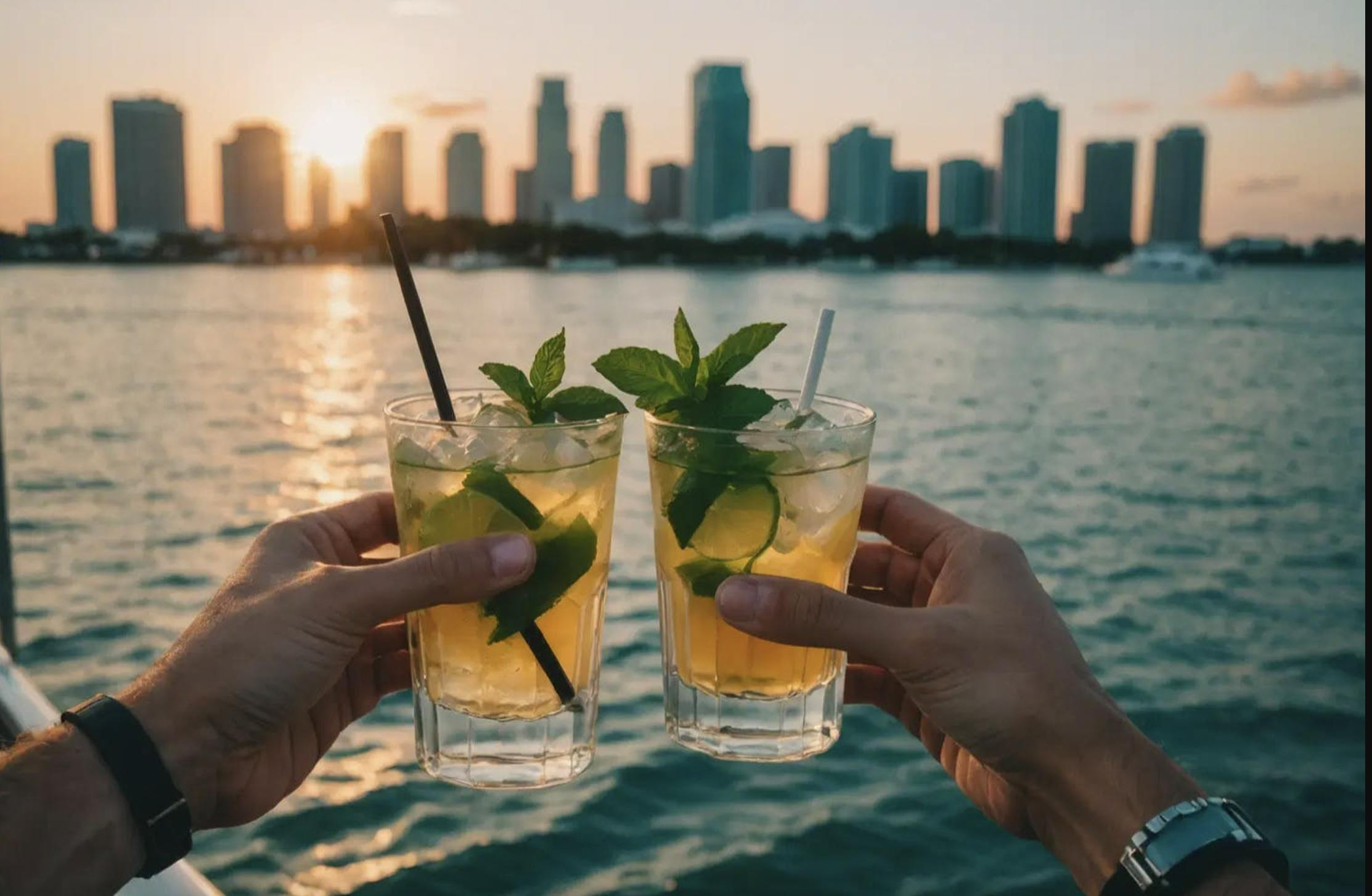 Miami: Skyline Sunset Cruise with Mojito Bar - Photo 1 of 11